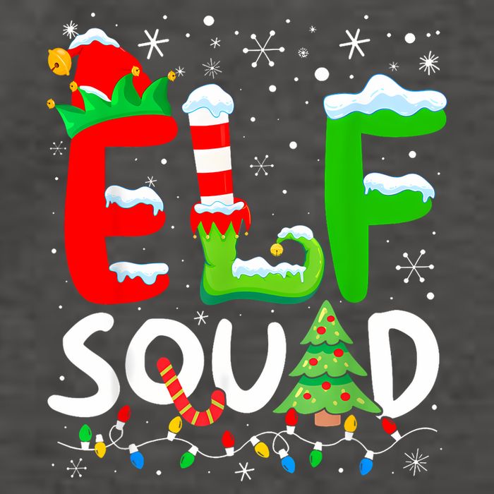 Elf Family Christmas Matching Pajamas Xmas Elf Squad Vector Backpack