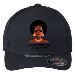 Empowering Freedom Celebrate Junenth Queen With Style Gift Flexfit Unipanel Trucker Cap