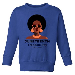 Empowering Freedom Celebrate Junenth Queen With Style Gift Toddler Sweatshirt