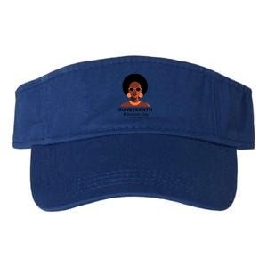 Empowering Freedom Celebrate Junenth Queen With Style Gift Valucap Bio-Washed Visor