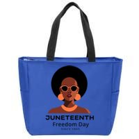 Empowering Freedom Celebrate Junenth Queen With Style Gift Zip Tote Bag