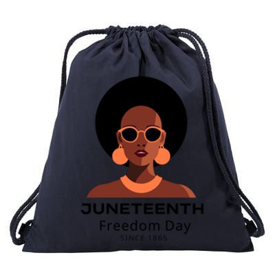 Empowering Freedom Celebrate Junenth Queen With Style Gift Drawstring Bag