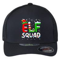 Elf Family Christmas Matching Pajamas Xmas Elf Squad Flexfit Unipanel Trucker Cap