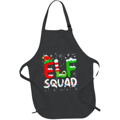 Elf Family Christmas Matching Pajamas Xmas Elf Squad Apron
