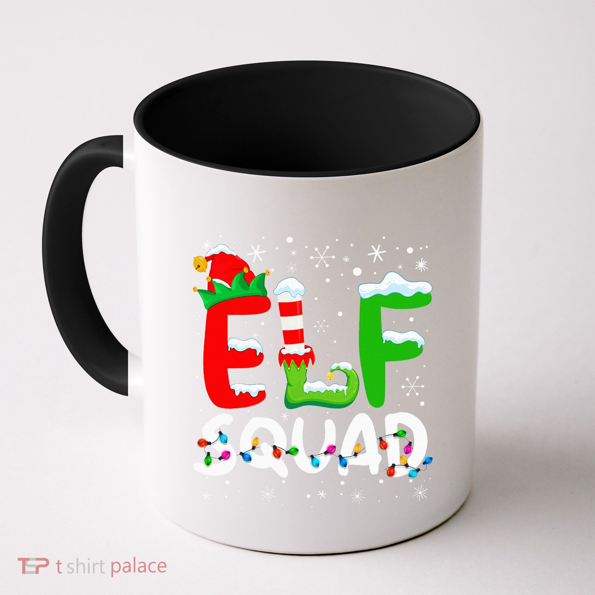 Elf Family Christmas Matching Pajamas Xmas Elf Squad Mug
