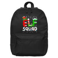 Elf Family Christmas Matching Pajamas Xmas Elf Squad 16 in Basic Backpack