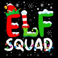 Elf Family Christmas Matching Pajamas Xmas Elf Squad 16 in Basic Backpack