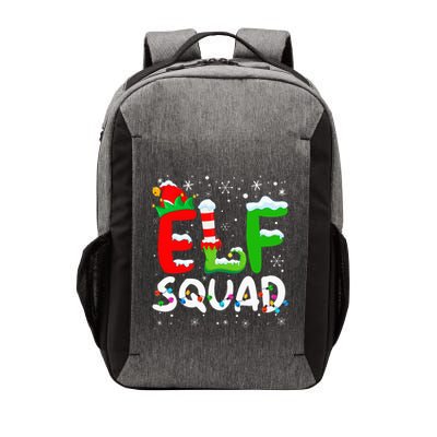 Elf Family Christmas Matching Pajamas Xmas Elf Squad Vector Backpack