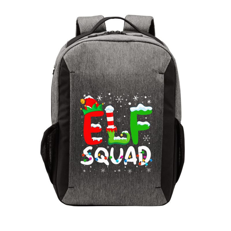 Elf Family Christmas Matching Pajamas Xmas Elf Squad Vector Backpack