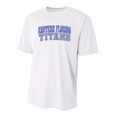 Eastern Florida College Titan Youth Performance Sprint T-Shirt