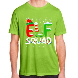 Elf Family Christmas Matching Pajamas Xmas Elf Squad Adult ChromaSoft Performance T-Shirt