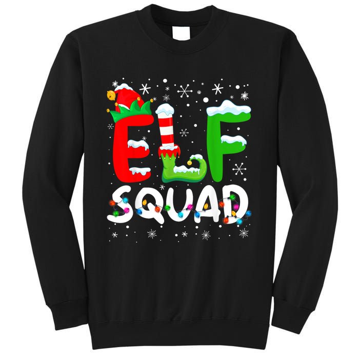 Elf Family Christmas Matching Pajamas Xmas Elf Squad Sweatshirt