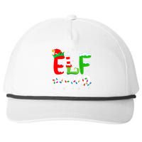 Elf Family Christmas Matching Pajamas Xmas Elf Squad Snapback Five-Panel Rope Hat