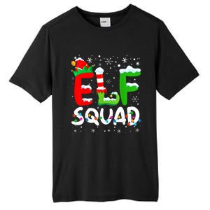 Elf Family Christmas Matching Pajamas Xmas Elf Squad Tall Fusion ChromaSoft Performance T-Shirt