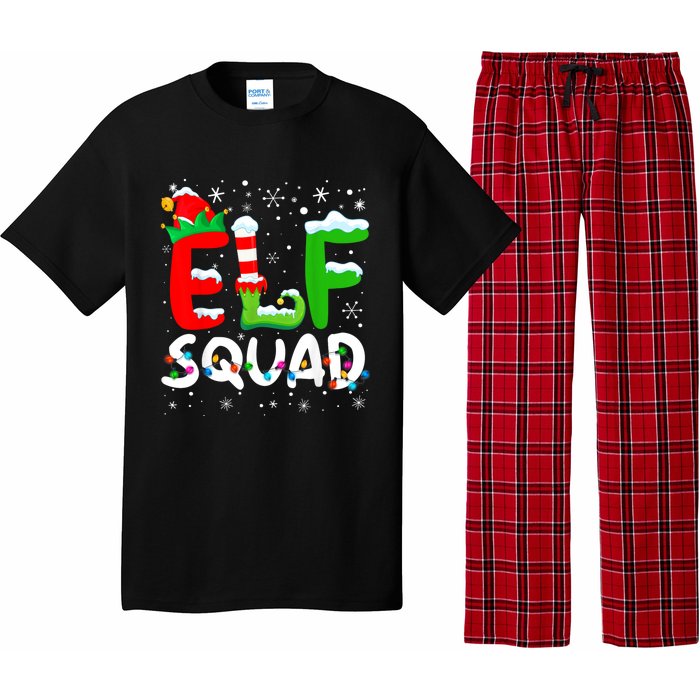 Elf Family Christmas Matching Pajamas Xmas Elf Squad Pajama Set