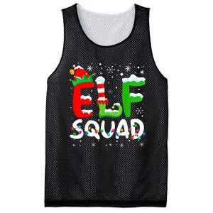 Elf Family Christmas Matching Pajamas Xmas Elf Squad Mesh Reversible Basketball Jersey Tank