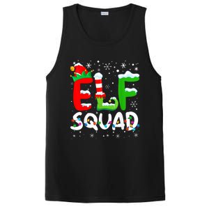 Elf Family Christmas Matching Pajamas Xmas Elf Squad PosiCharge Competitor Tank