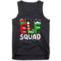 Elf Family Christmas Matching Pajamas Xmas Elf Squad Tank Top