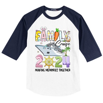 Easter Family Cruise 2024 Making Memories Together Baseball Sleeve Shirt