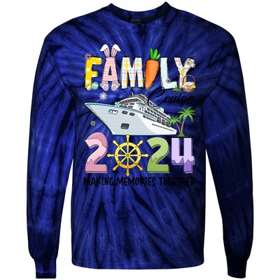 Easter Family Cruise 2024 Making Memories Together Tie-Dye Long Sleeve Shirt