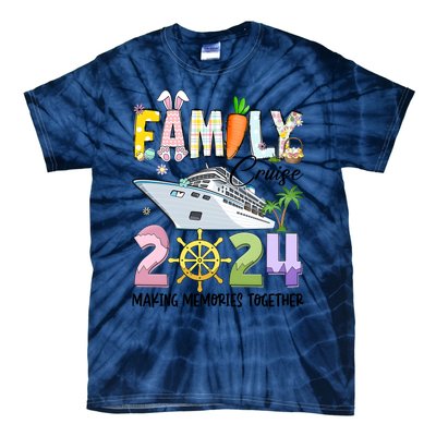 Easter Family Cruise 2024 Making Memories Together Tie-Dye T-Shirt