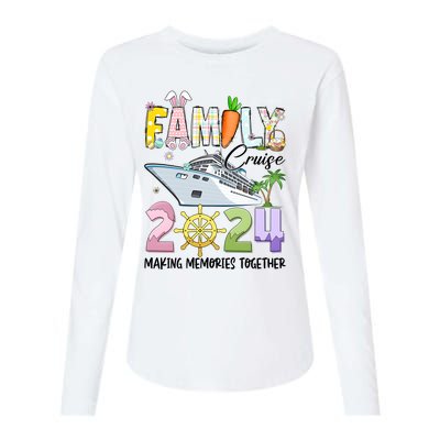 Easter Family Cruise 2024 Making Memories Together Womens Cotton Relaxed Long Sleeve T-Shirt