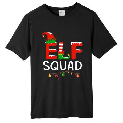 Elf Family Christmas Matching Pajamas XMas Elf Squad Tall Fusion ChromaSoft Performance T-Shirt