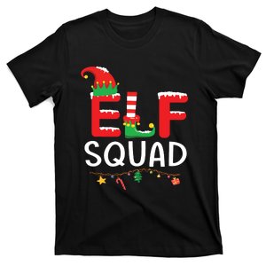 Elf Family Christmas Matching Pajamas Xmas Shirts Elf Squad T-Shirt