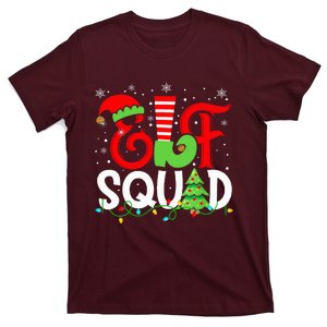 Elf Family Christmas Matching Pajamas Xmas Elf Squad T-Shirt