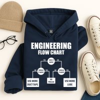 Engineering Flow Chart Hoodie