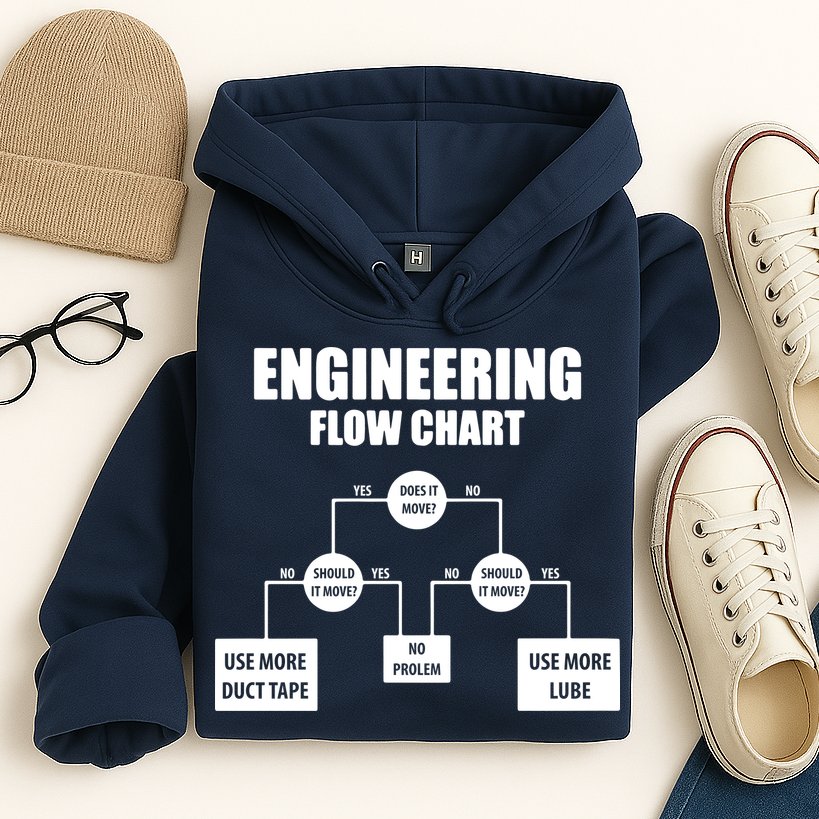 Engineering Flow Chart Hoodie