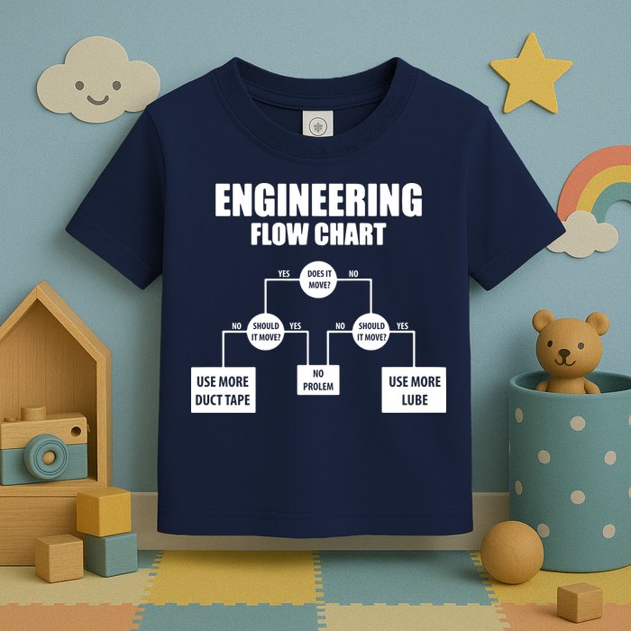 Engineering Flow Chart Toddler T-Shirt