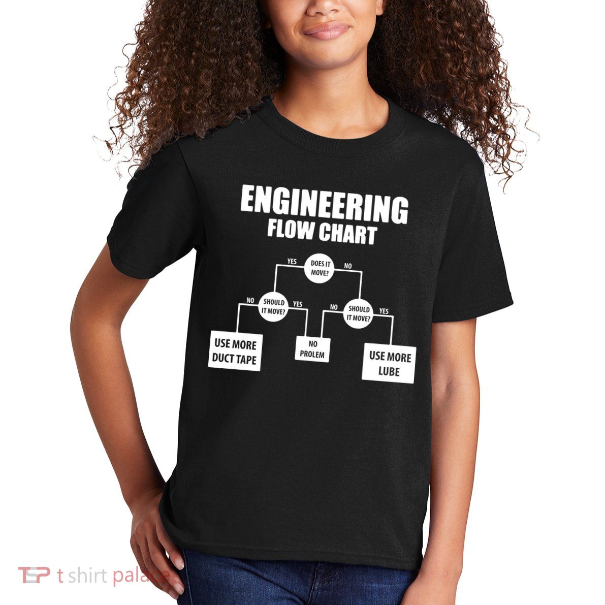 Engineering Flow Chart Kids T-Shirt