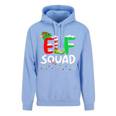 Elf Family Christmas Matching Pajamas Xmas Elf Squad Unisex Surf Hoodie