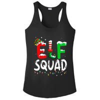 Elf Family Christmas Matching Pajamas Xmas Elf Squad Ladies PosiCharge Competitor Racerback Tank