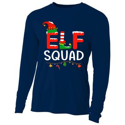 Elf Family Christmas Matching Pajamas Xmas Elf Squad Cooling Performance Long Sleeve Crew