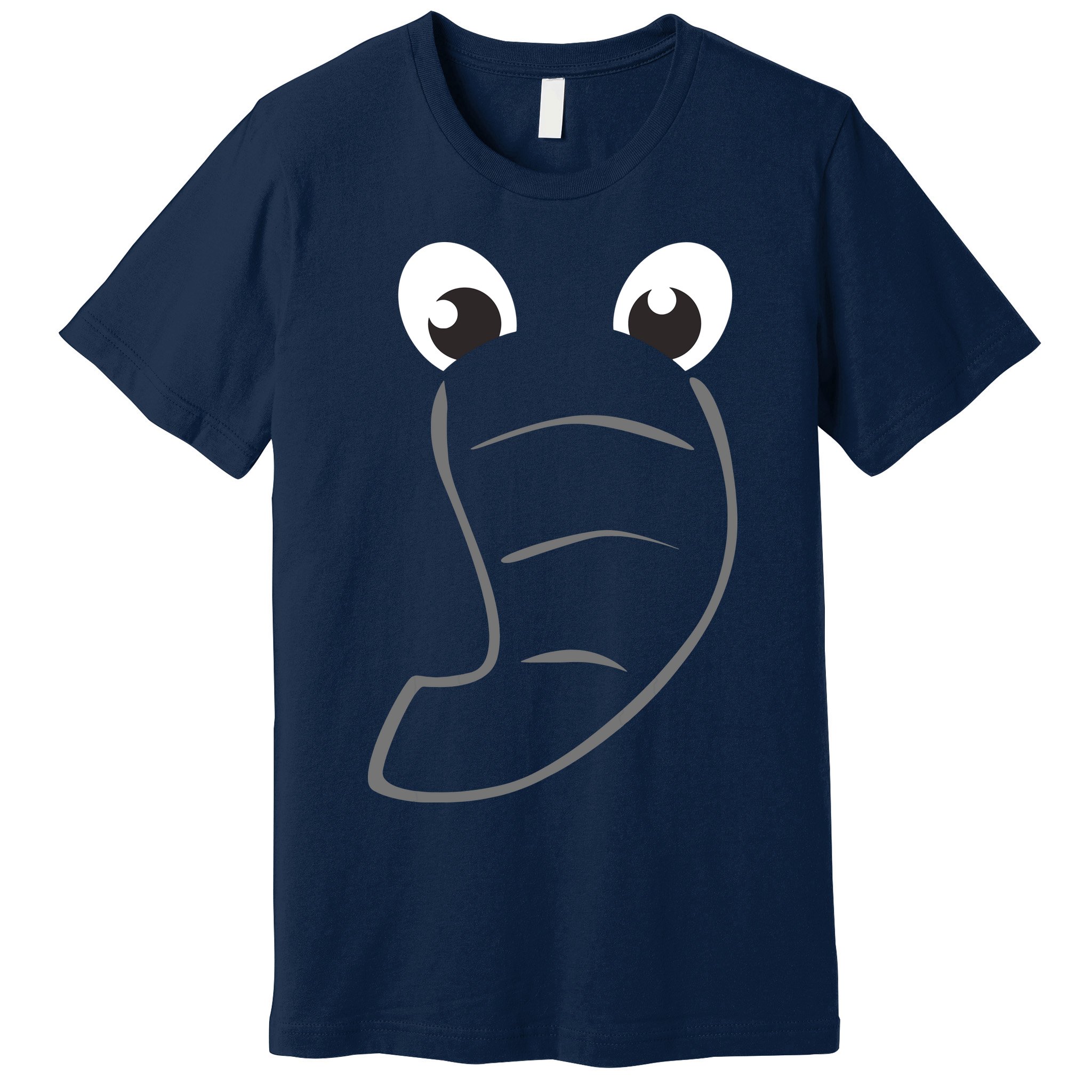Elephant Face Cute Halloween Costume Animal Gift Premium T-Shirt