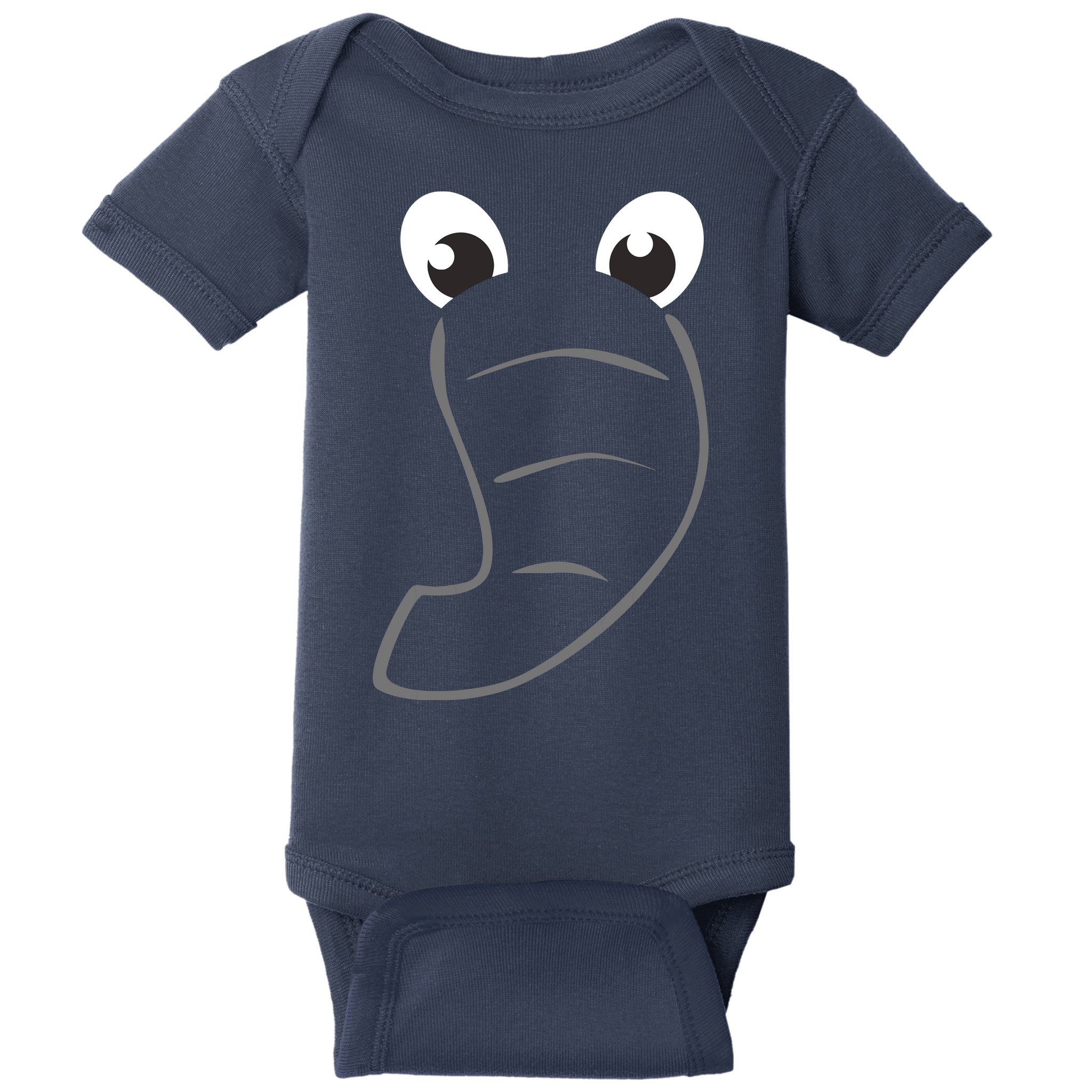 Elephant Face Cute Halloween Costume Animal Gift Baby Bodysuit
