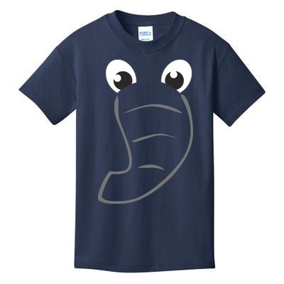 Elephant Face Cute Halloween Costume Animal Gift Kids T-Shirt