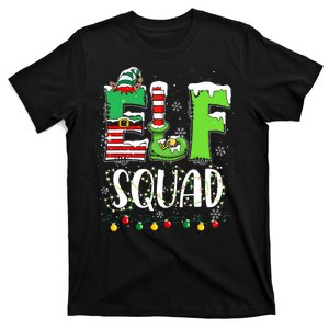 Elf Family Christmas Matching Pajamas Funny Xmas Elf Squad T-Shirt