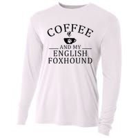 English Foxhound Dog And Coffee Cooling Performance Long Sleeve Crew