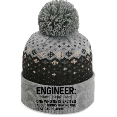 Engineer FatherS Day Meaningful Gift The Baniff Cuffed Pom Beanie