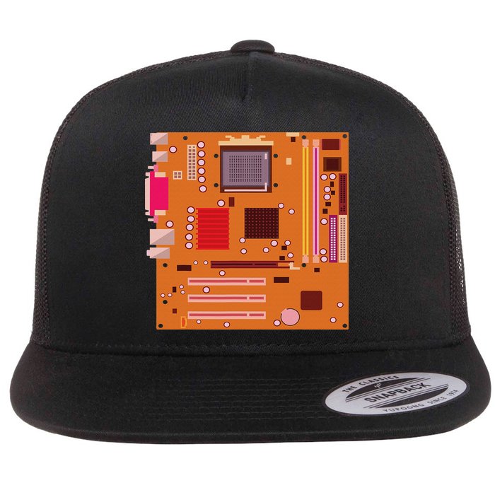 Electronics For Devices And Systems, Circuit Boards, Soldering Flat Bill Trucker Hat