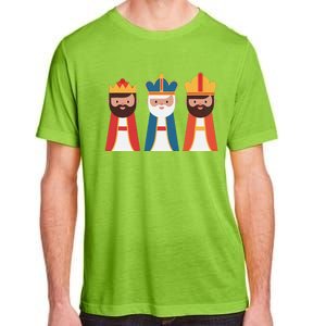 Epiphany Feliz Dia De Reyes Three Wise Happy Holy Kings Adult ChromaSoft Performance T-Shirt