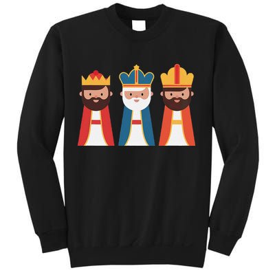 Epiphany Feliz Dia De Reyes Three Wise Happy Holy Kings Sweatshirt
