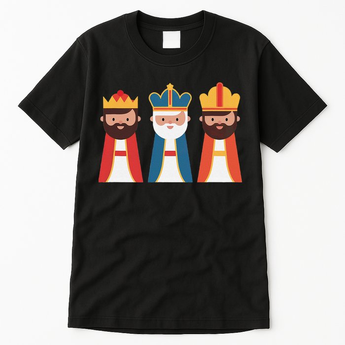 Epiphany Feliz Dia De Reyes Three Wise Happy Holy Kings Tall T-Shirt