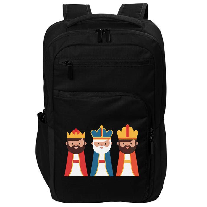 Epiphany Feliz Dia De Reyes Three Wise Happy Holy Kings Impact Tech Backpack