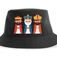 Epiphany Feliz Dia De Reyes Three Wise Happy Holy Kings Sustainable Bucket Hat