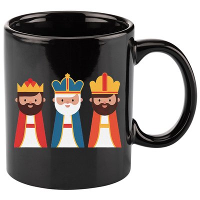 Epiphany Feliz Dia De Reyes Three Wise Happy Holy Kings 11oz C Handle Ceramic Mug