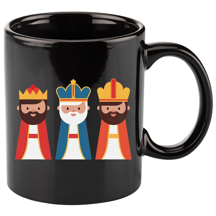 Epiphany Feliz Dia De Reyes Three Wise Happy Holy Kings 11oz C Handle Ceramic Mug